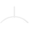 Ekena Millwork Archdale Architectural Grade PVC Gable Bracket, 108"W x 63"H x 4"D x 4"F, 14/12 Pitch GBP108X63X0404ARC00 - alternate 5